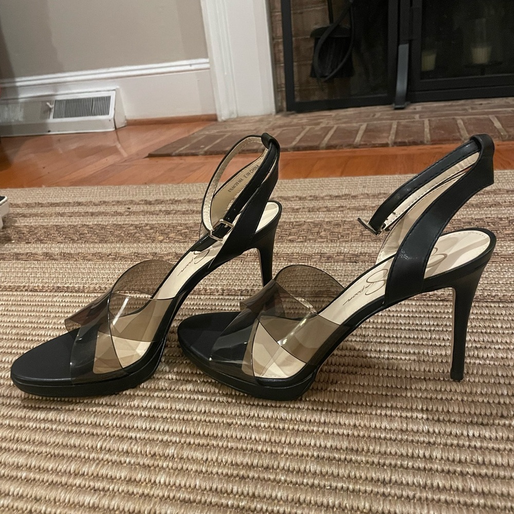 Jessica Simpson Black Davia Sandal size 8.5